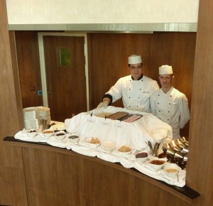 Eisstation am Mittag