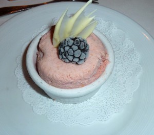 Frozen Strawberry Soufflé