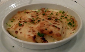 Artichoke-Filled Crêpes au Gratin
