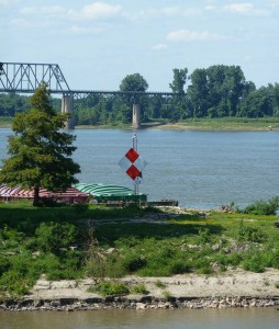 Cairo Point - Mile Marker des Oberen Mississippi