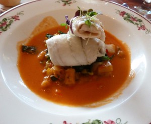 Poached Fillet of Lemon Sole