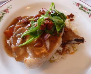 Pan Seared Bone-in Pork Chops
