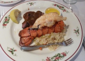 Tenderloin and Stuffed Lobster Tail