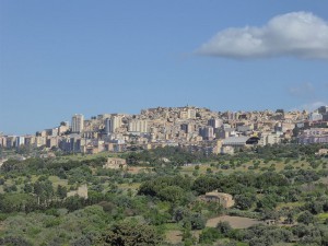 Blick nach Agrigent