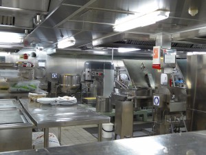 Blick in die Galley