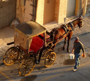 Vorbereitung für die Touristen