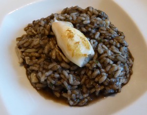 Risotto al nero di sepia