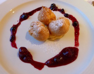 Grand Marnier Profiteroles