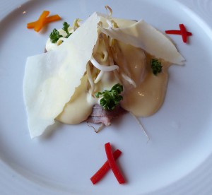 Insalata di vitello e germogli