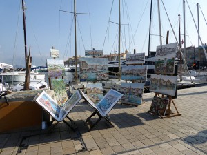 Maler am Vieux Port