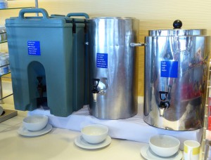 Kaffee, Wasser und Milch