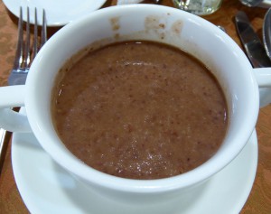 Bohnencremesuppe