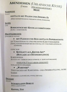 Speisekarte