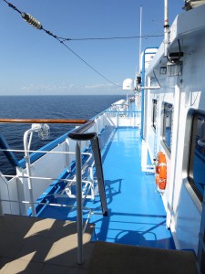 Blick nach Achtern