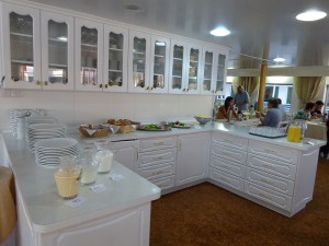 Buffet am Heck