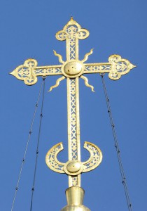 Kuppelkreuz der Prophet-Elija-Kirche
