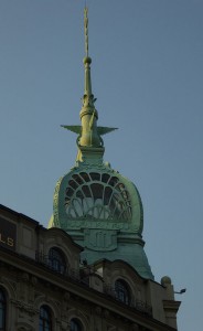 Turm des Jugendstil-Kaufhauses