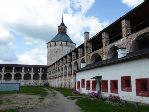 Moskau Turm und Mauer von innen