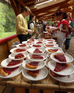 Moosbeeren-Kuchen