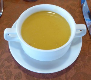 Erbsencremesuppe
