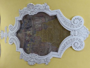Komsomolskaya: Deckenmosaik