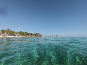 Snorkel Beach vom Wasser aus