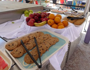 Cookies und Obst