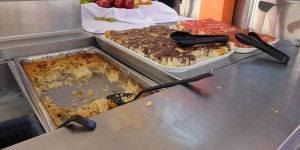 Kuchen und Breadpudding