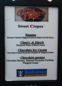 Compass Deli Crèpes Karte
