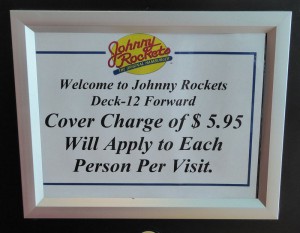 Cover Charge 5,95 Dollar