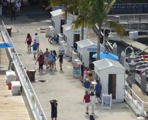 Ausflugsanbieter am Pier