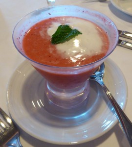 Chilled Strawberry Bisque