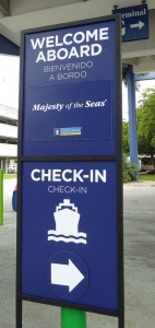 Terminal G zum Check-In