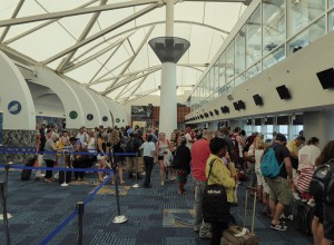 Terminal G Check-In-Halle