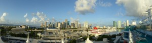 Panoramablick Skyline Miami