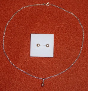rosa Perlen von Conch Jewelers auf Key West (Kette 10 Dollar)