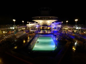 Poodeck bei Nacht