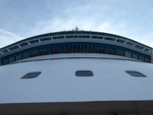 Blick zur Brücke