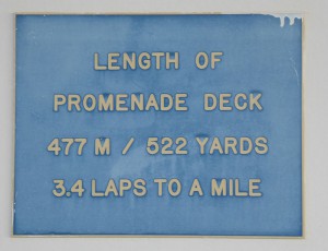 Länge der Promenade