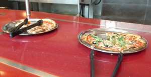 Pizzastücke
