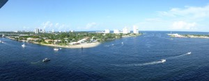 Hafenpanorama beim Drehen