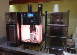 überlastete Kaffeemaschine