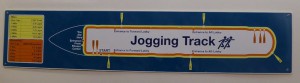 Übersicht über die Joggingbahn