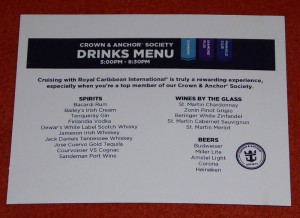Infokarte Vouchers Cocktail Hour