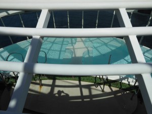 Überhängender Whirlpool