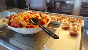 Obstsalat und Trifle