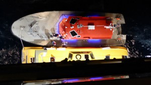 Rescue Boot ist längsseits