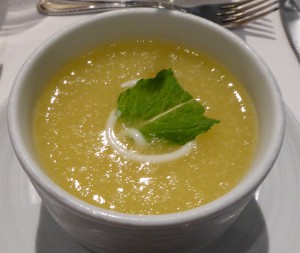 Chilled Mango and Pineapple Soup