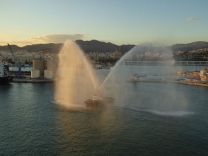 Abfahrt von Malaga
