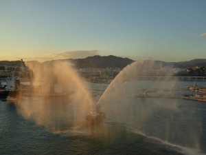 Abfahrt von Malaga